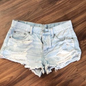 Light blue American eagle shorts